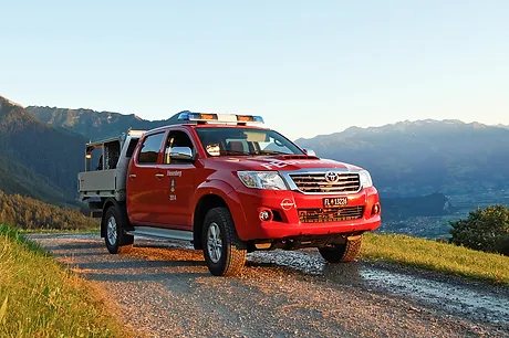 Jeep der Feuerwehr Triesenberg